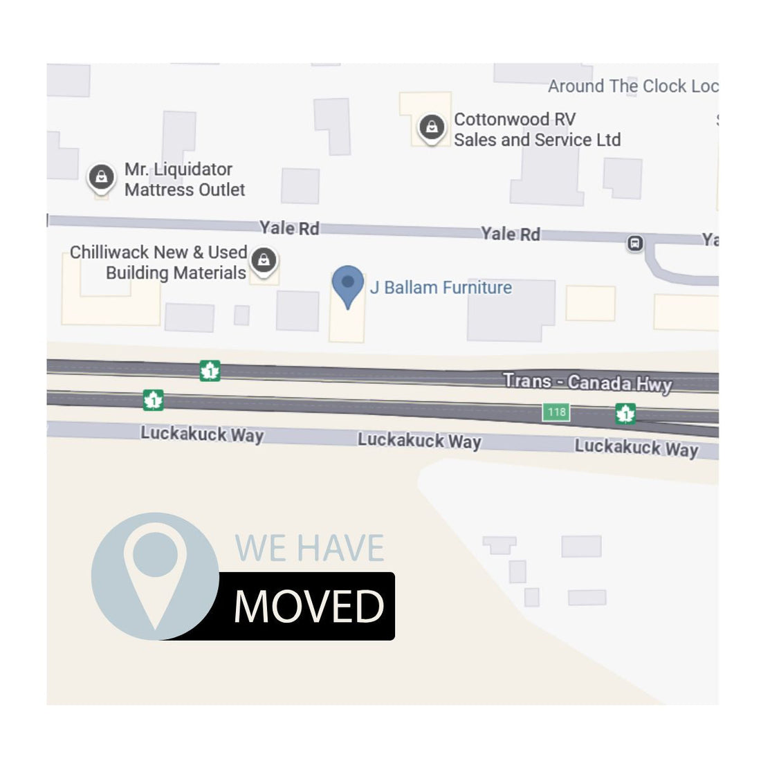 Ballam Furniture Moves to 44768 Yale Road — Explore Our New Store in Chilliwack