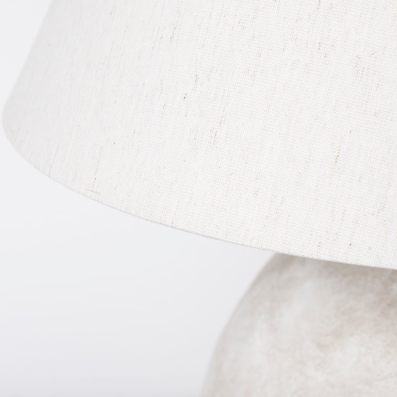 Mercana Mehdi Cream Ceramic Table Lamp