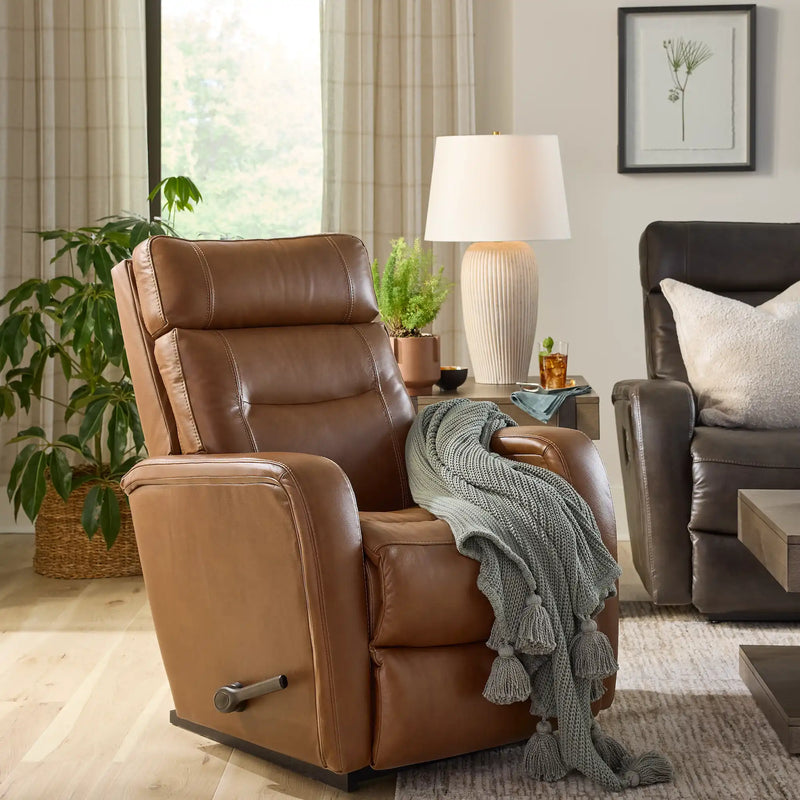 LAZBOY Baron Rocking Recliner / Blue Grey