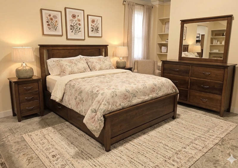 CIREY Zen Queen Storage Bed / Ebony