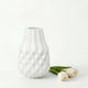 Pina Ceramic Vase Matte White 7.5"