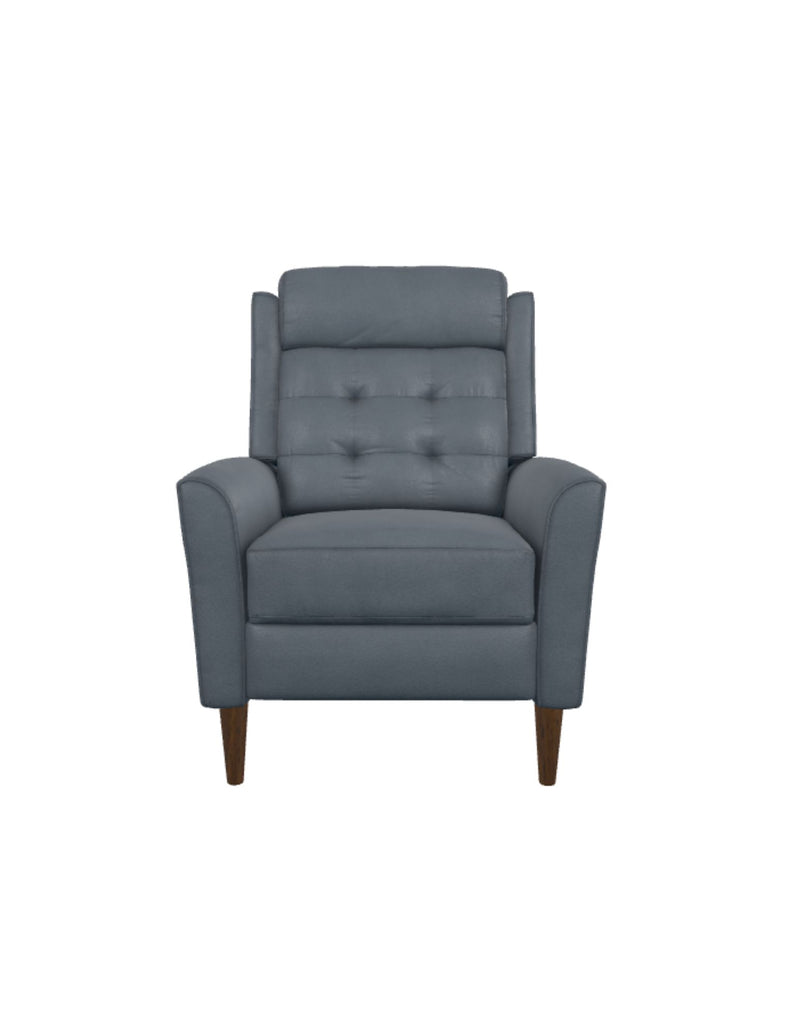 LAZBOY Brentwood Leather High Leg Recliner / Blue