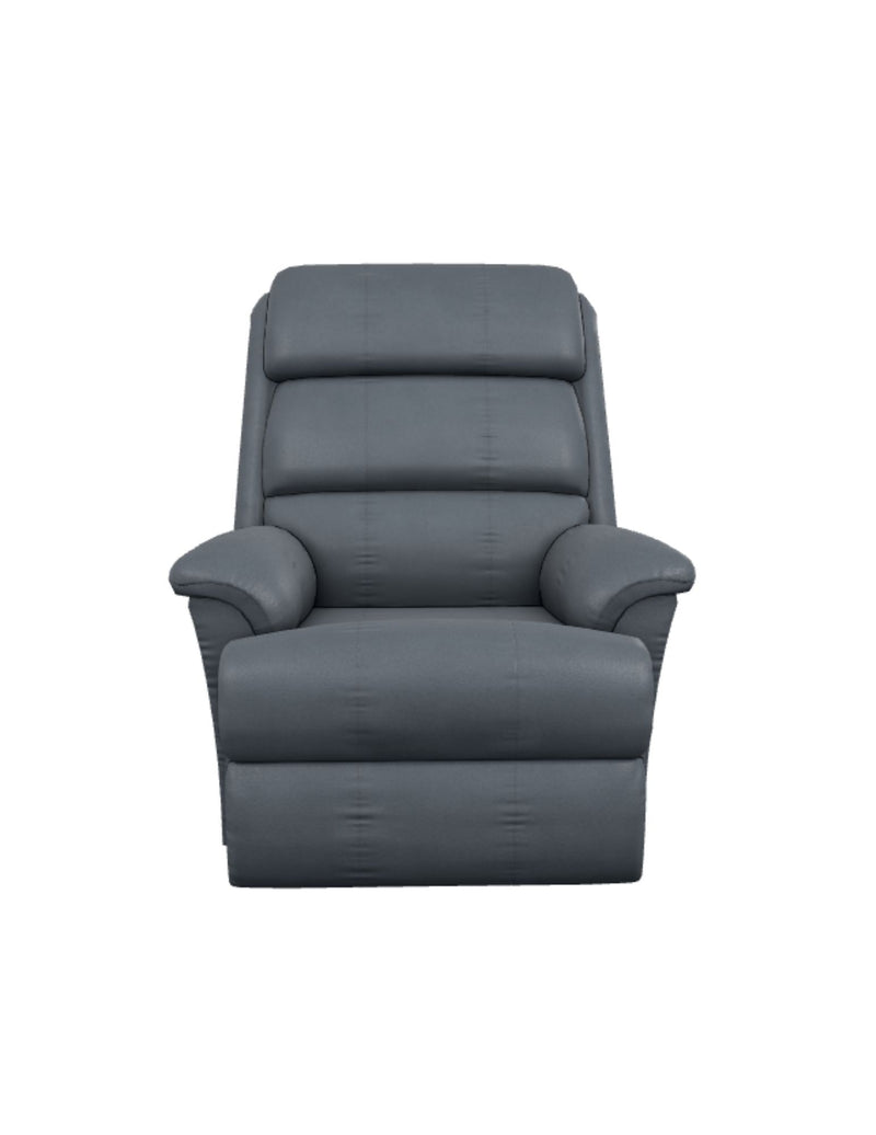 LAZBOY Astor Power Leather Recliner / Blue
