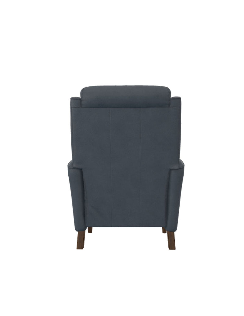 LAZBOY Brentwood Leather High Leg Recliner / Blue