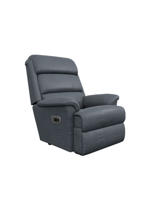 LAZBOY Astor Power Leather Recliner / Blue