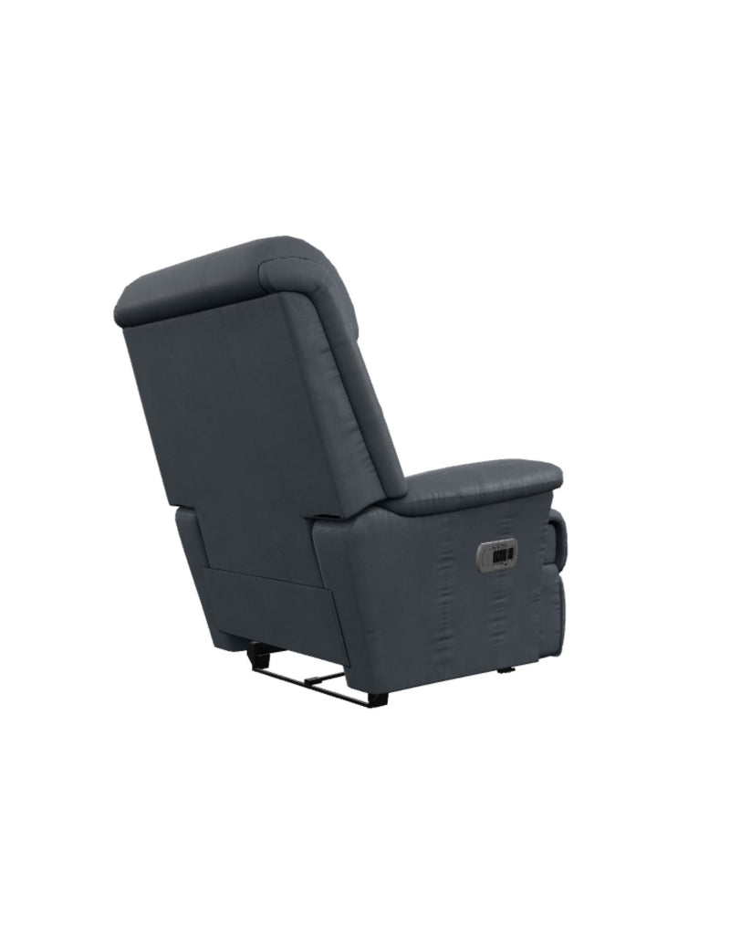 LAZBOY Astor Power Leather Recliner / Blue