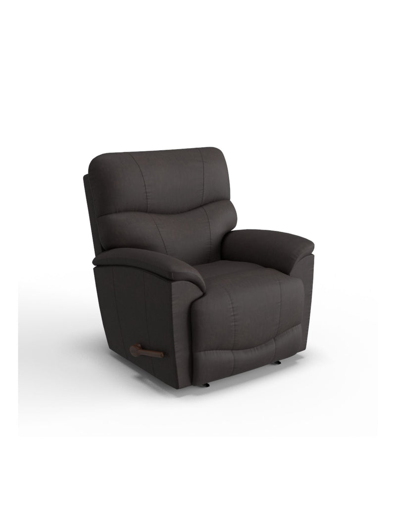 LAZBOY Trouper Leather Recliner / Grey