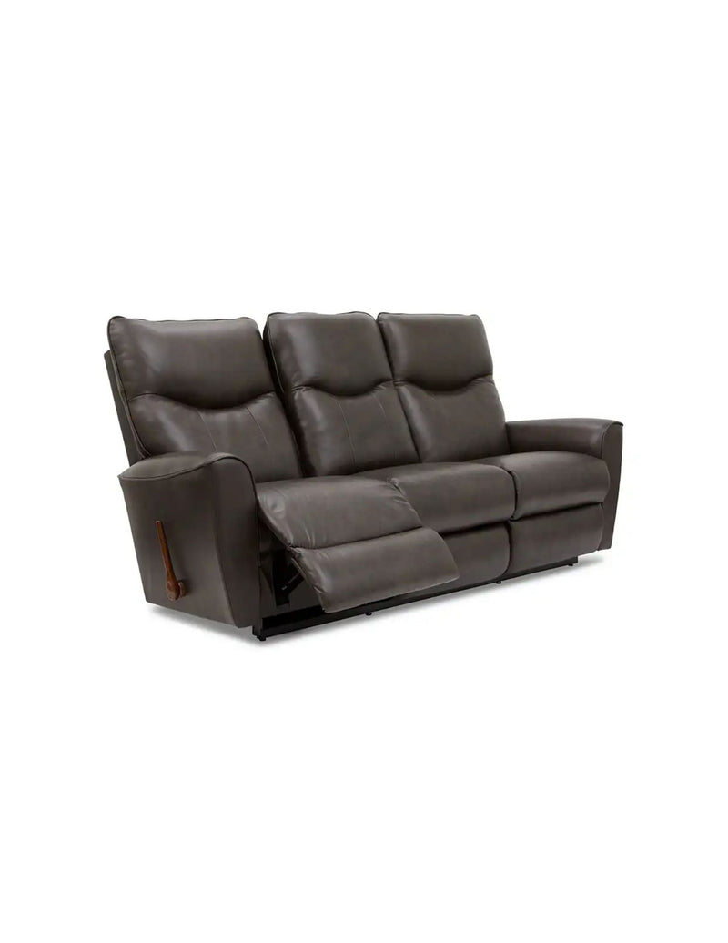 LAZBOY Belmont Reclining Sofa w/ Drop Down Table - Camel