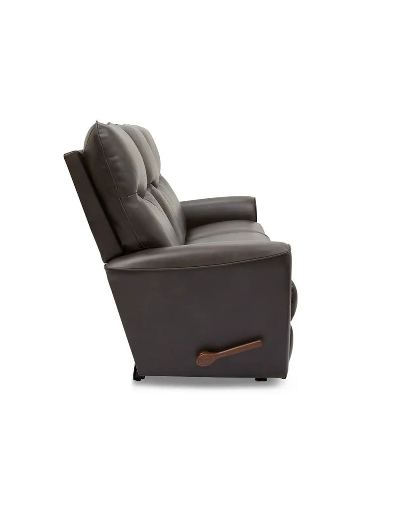 LAZBOY Belmont Reclining Sofa w/ Drop Down Table - Camel
