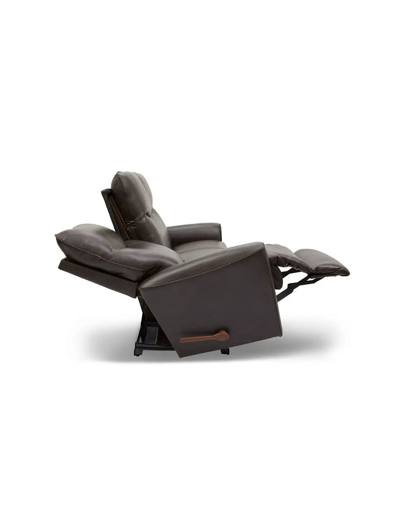 LAZBOY Belmont Reclining Sofa w/ Drop Down Table - Camel