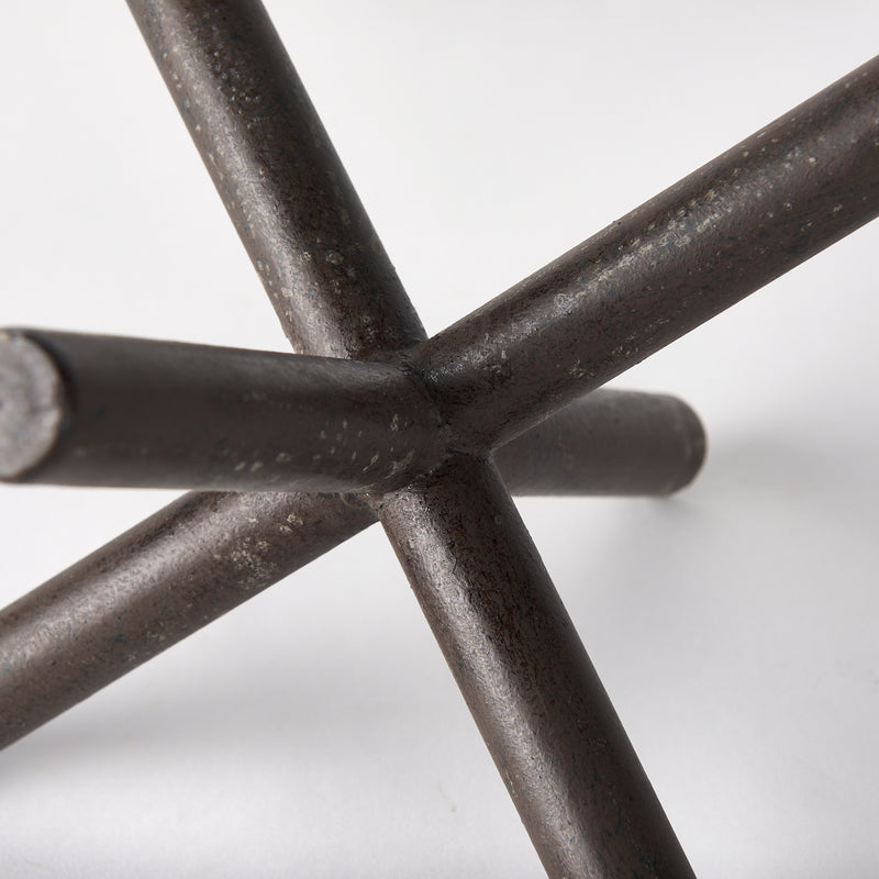 Mercana Astericks II (Medium) 8L x 7W Brown Metal Decor Object