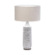 Mercana Harlan (30.5"H) Beige-Toned Fabric Shade Gray Concrete Base Table Lamp
