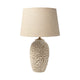 Mercana Mariam (26"H) Beige Coral-Inspired Base Table Lamp