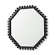Mercana Torquay Black Octagon Wood Frame Mirror