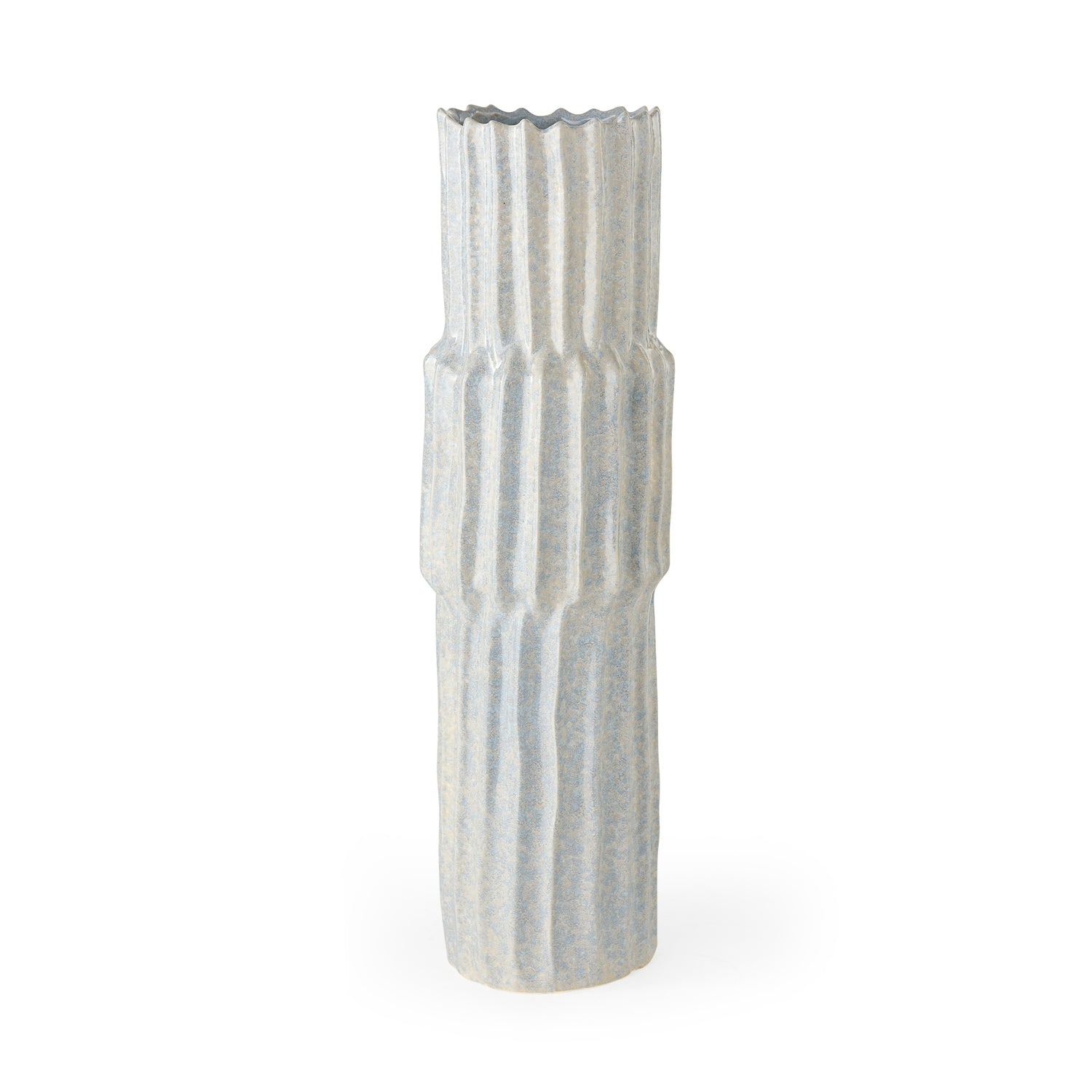 Mercana Cardon 23.0H Gray Ceramic Vase