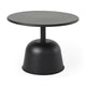 Mercana Talulla 19.7L x 19.7W x 14.8H Metal Matte Black Accent Table