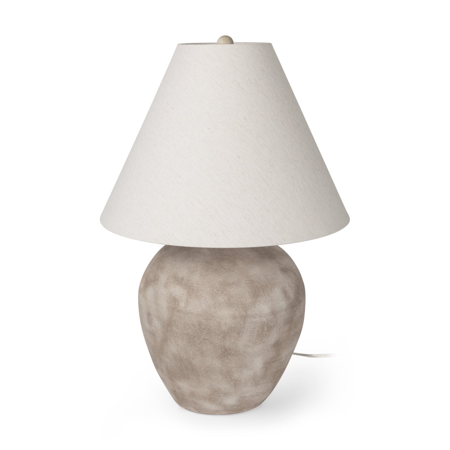 Mercana Marvin Taupe Ceramic Table Lamp