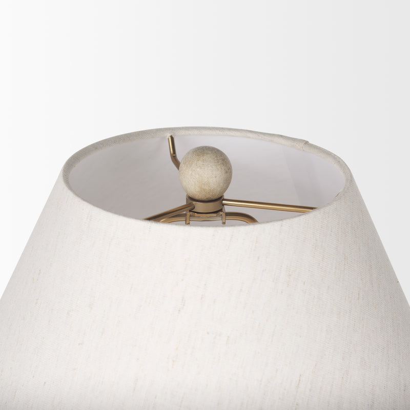 Mercana Marvin Taupe Ceramic Table Lamp