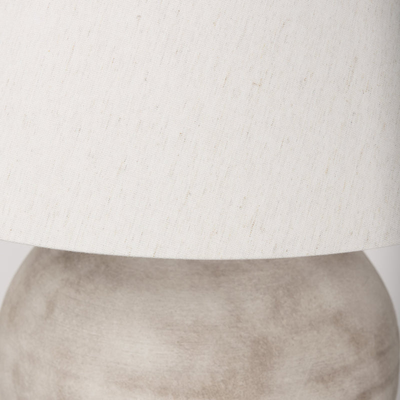 Mercana Marvin Taupe Ceramic Table Lamp