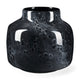 Mercana Masai Small Black Mottled Glass Vase