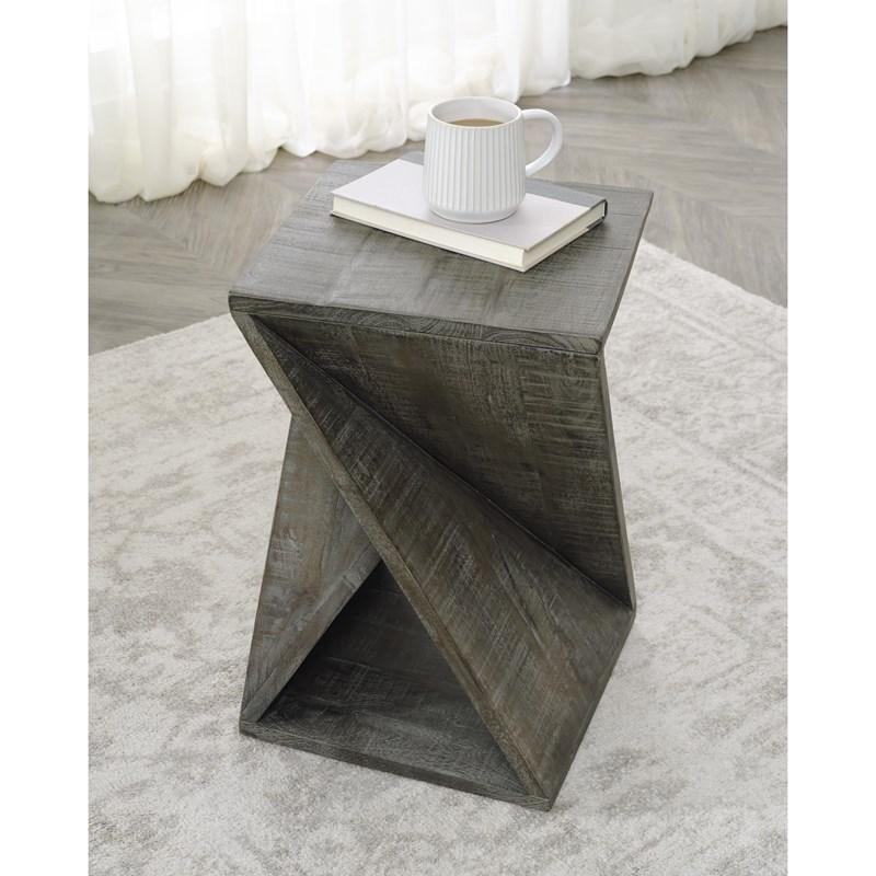 Ashley Furniture Zalemont Accent Table - Distressed Gray
