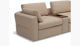Pallser HARLO Loveseat with Console / London Fog