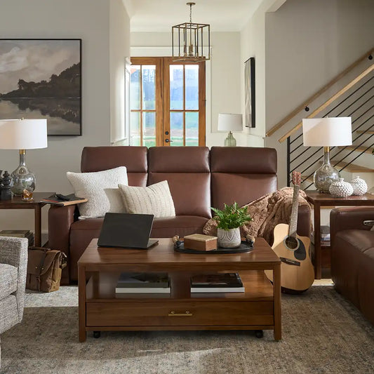 LAZBOY Acadia Power Reclining Sofa / Leather