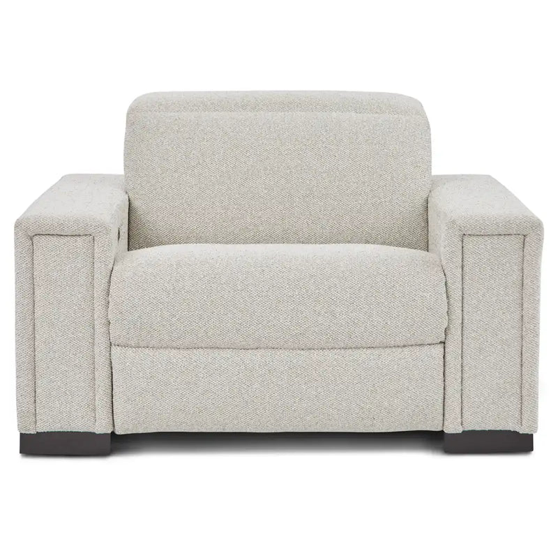 LAZBOY Armitage Leather Reclining Chair and a Half / Greystone