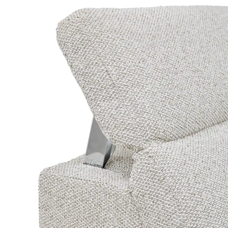 LAZBOY Armitage Leather Reclining Chair and a Half / Greystone