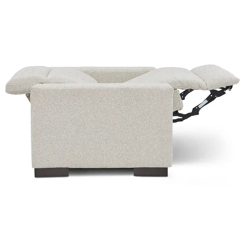 LAZBOY Armitage Leather Reclining Chair and a Half / Greystone