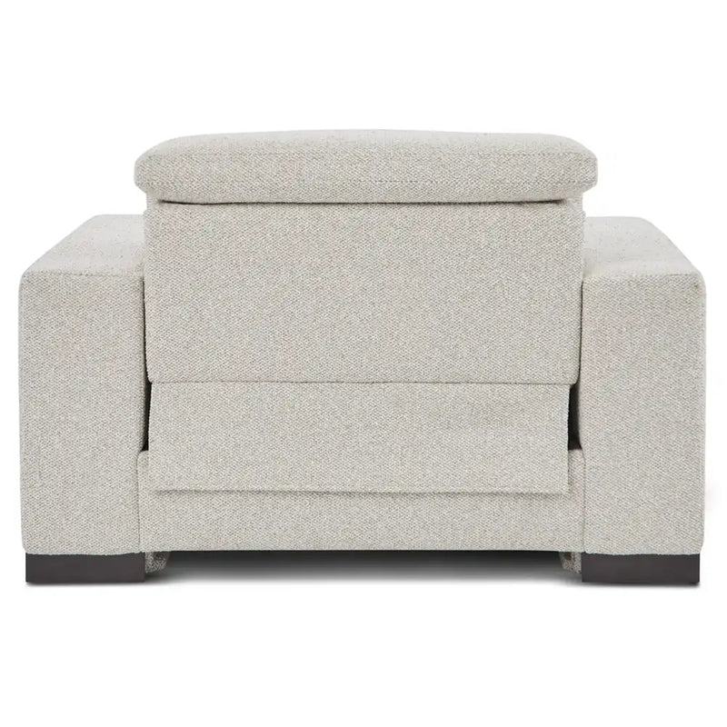 LAZBOY Armitage Leather Reclining Chair and a Half / Greystone