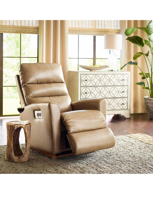 LAZBOY Liam Power Rocking Recliner / LB-Pebble