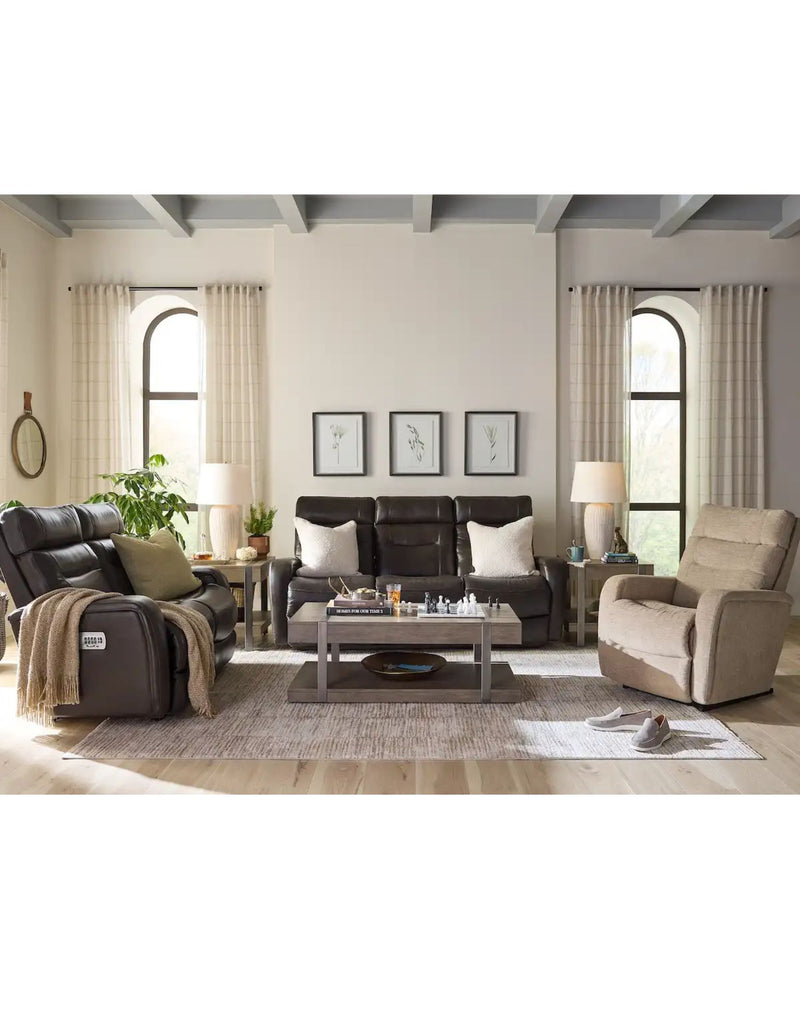 LAZBOY Baron Recling Sofa / Blue Grey