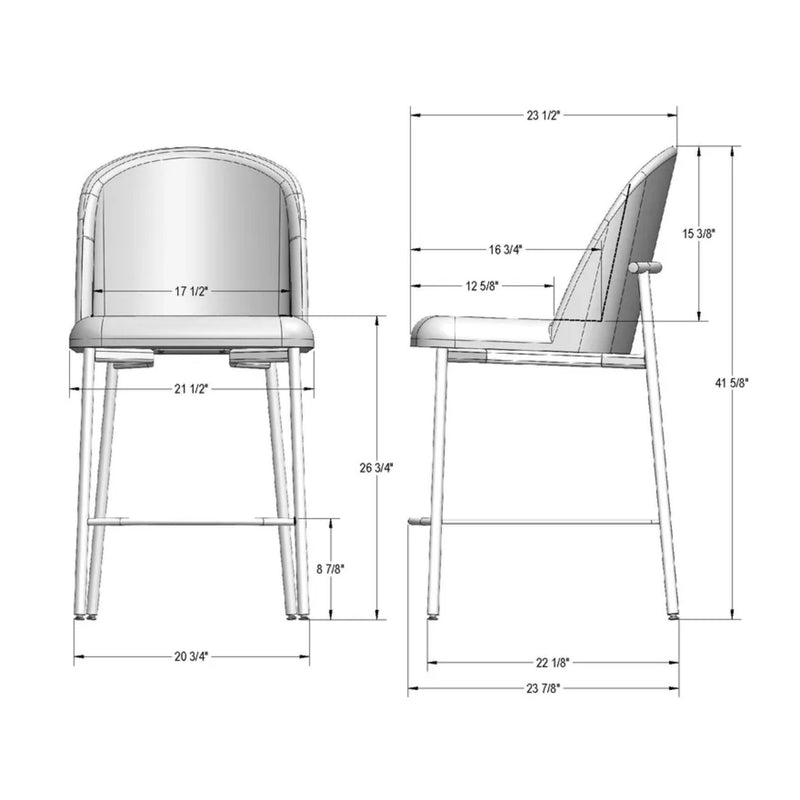 Amisco Lucas Non Swivel Stool