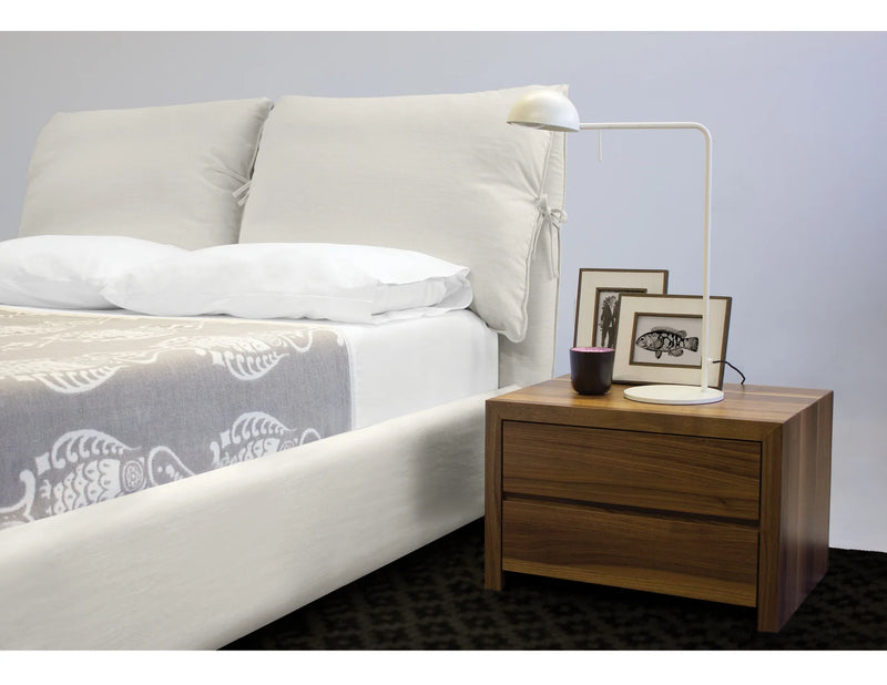 Mobital Plume Bed in Cream Linen