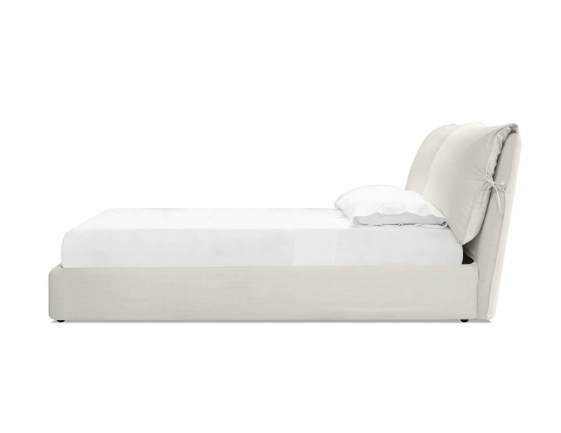 Mobital Plume Bed in Cream Linen