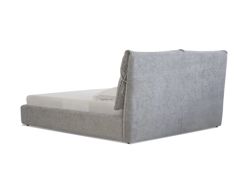 Mobital Plume Bed in Heather Grey Chenille