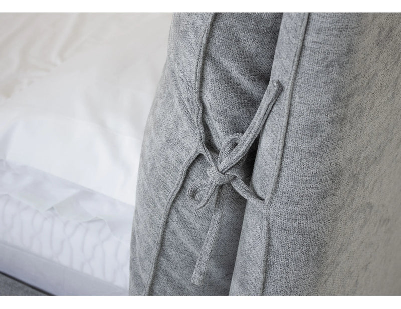 Mobital Plume Bed in Heather Grey Chenille
