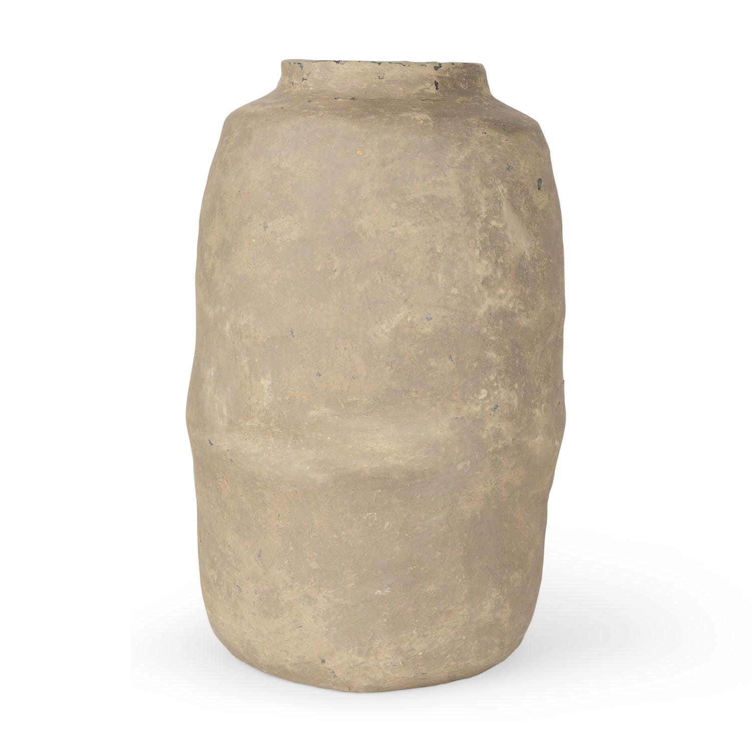 Mercana Bala Large Gray Paper Mache Vase