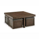 ASHLEY Boardernest Coffee Table w/ 4 Stools