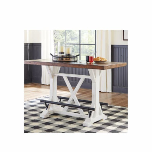 ASHLEY Valebeck Counter Dining Set - White / 3 pce