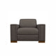 LAZBOY Armitage Leather Reclining Chair and a Half / Greystone