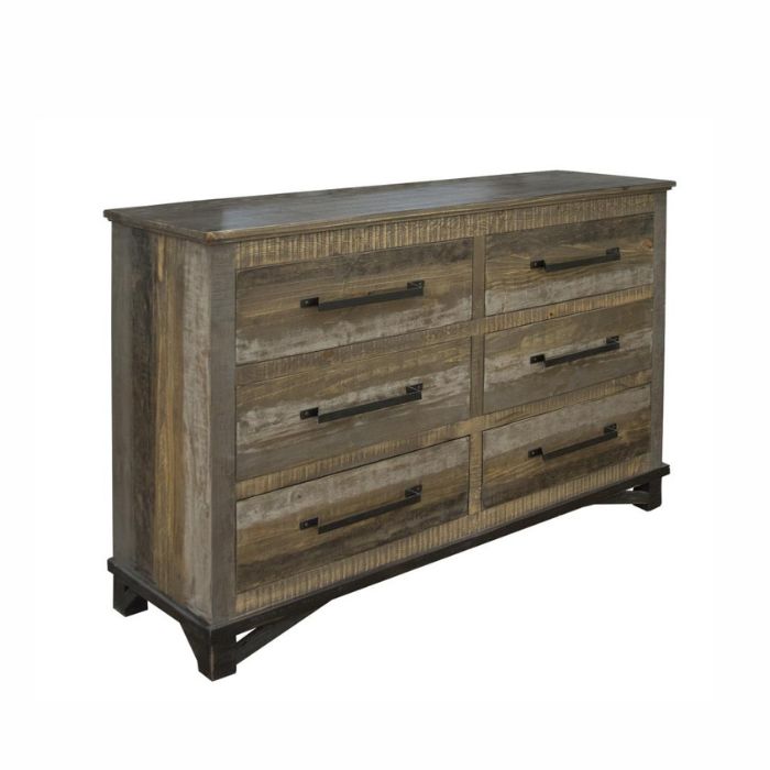 IFD Loft Brown Bed Set / Full
