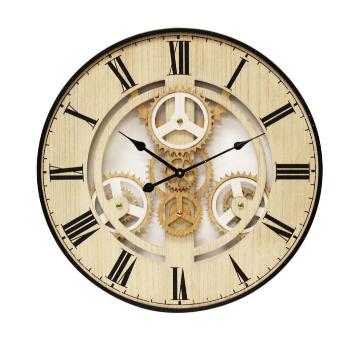 Splash Round Gear Wall Clock
