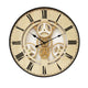 Splash Round Gear Wall Clock