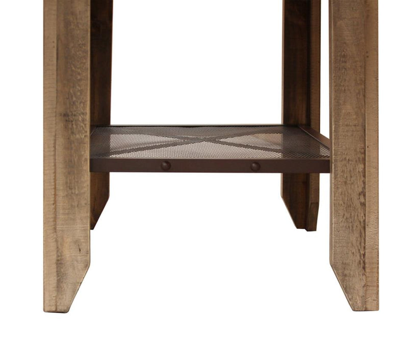 IFD Antique Counter Height Table 52"