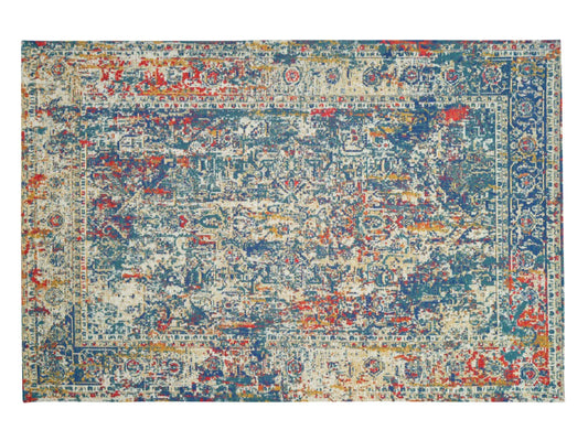 Mother Ruggers Jacquard Aqua Cooper Rug