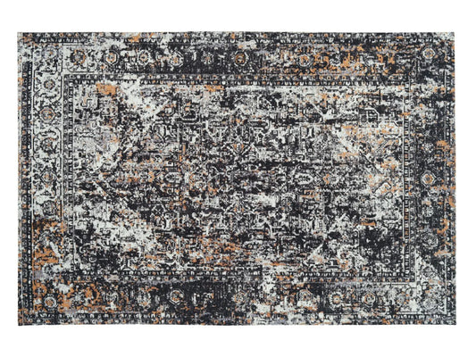 Mother Ruggers Jacquard Black Cooper Rug