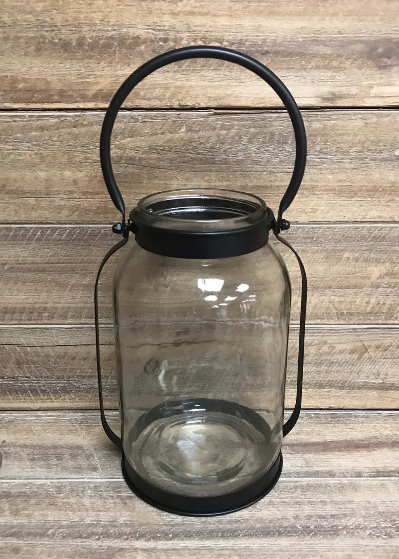 Glass Jar with handle