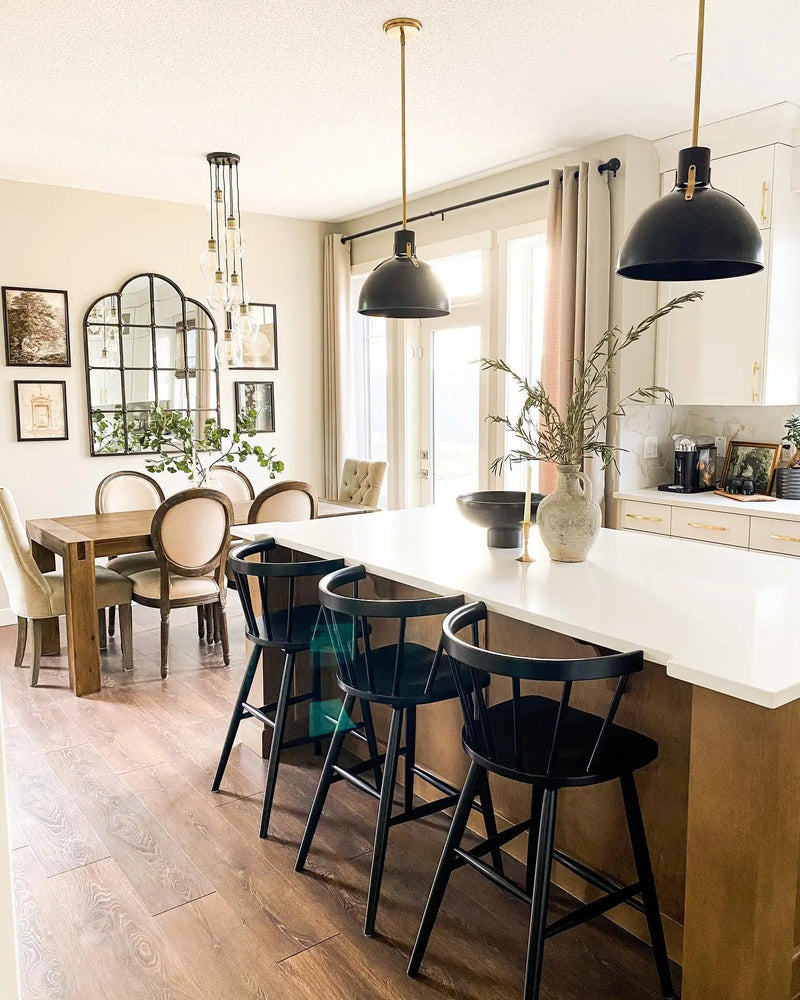 EQ3 Lyla Arm Counter Stool